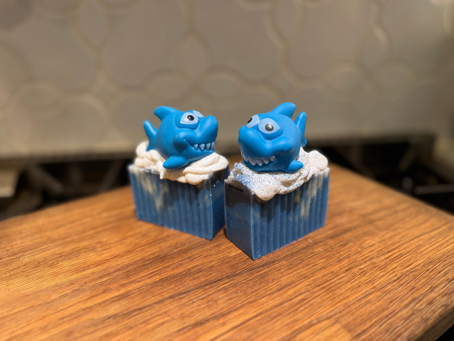 LIMITED Kids Collection of Handmade Soaps including a Toy! Made with coconut milk and oatmeal. Glow in the dark!