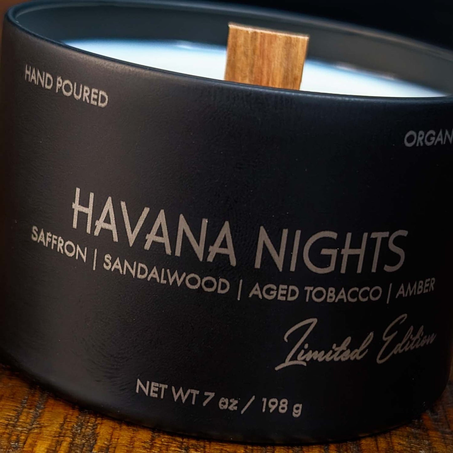 2 Wood Wick Candle Set for Men | Masculine Scent | Gift Box