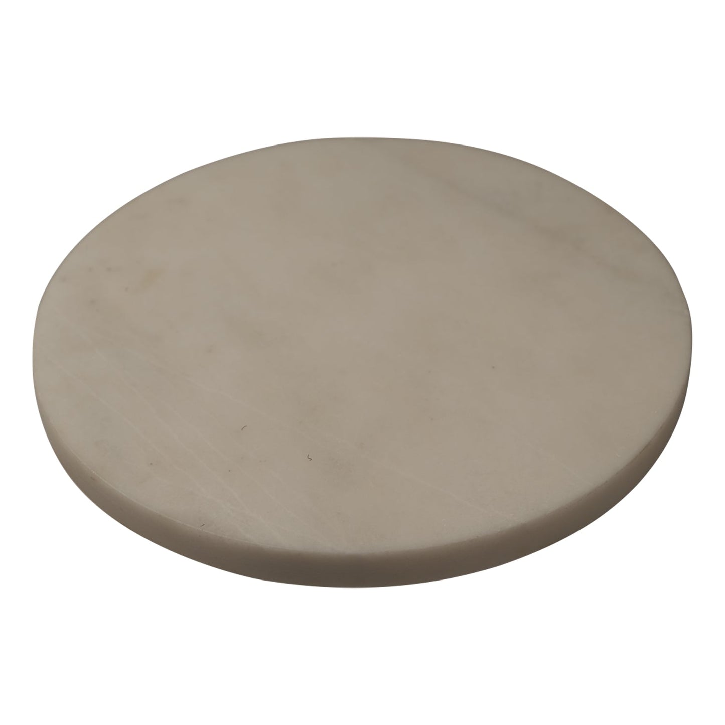 10" Round White Marble Cake / Candle Stand