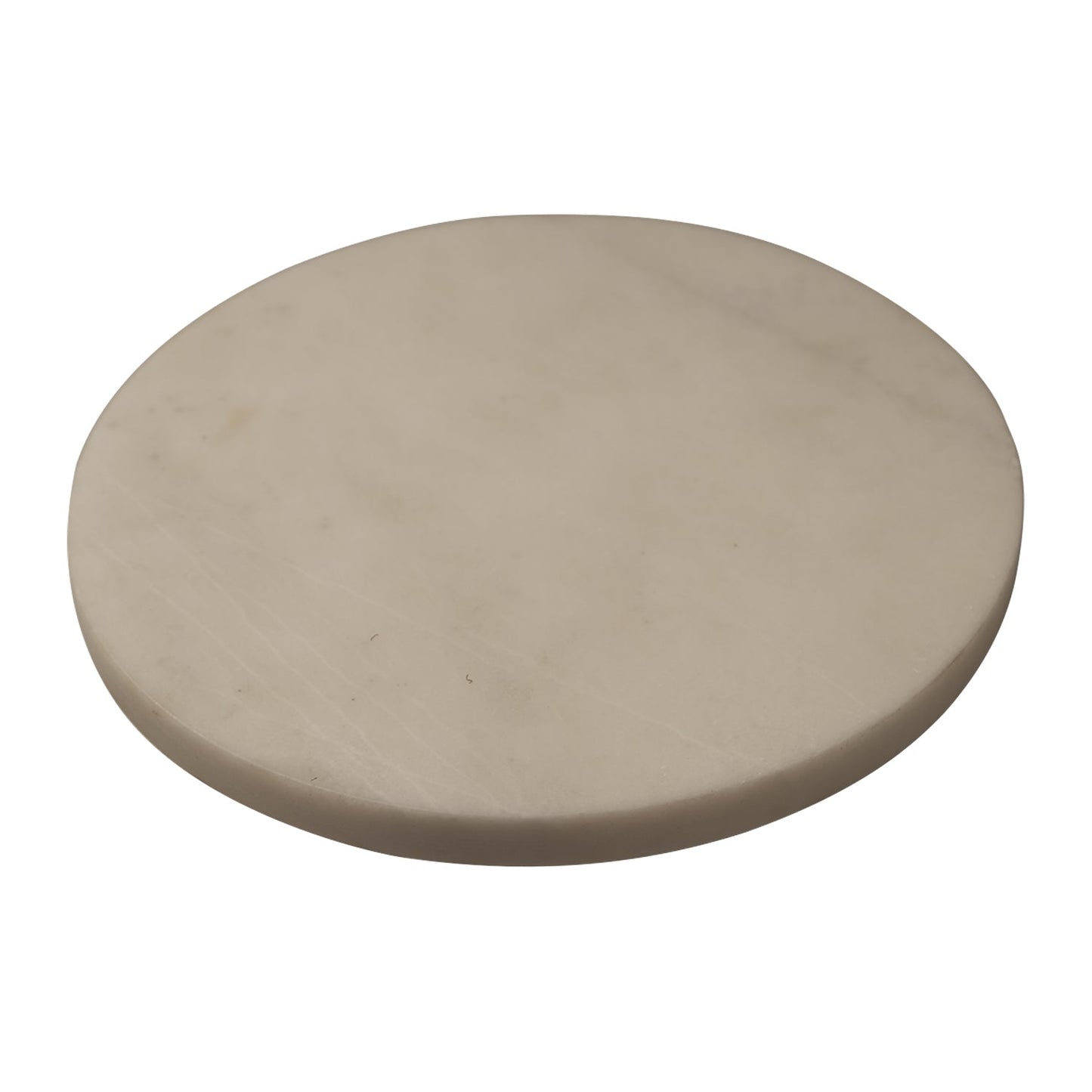 10" Round White Marble Cake / Candle Stand