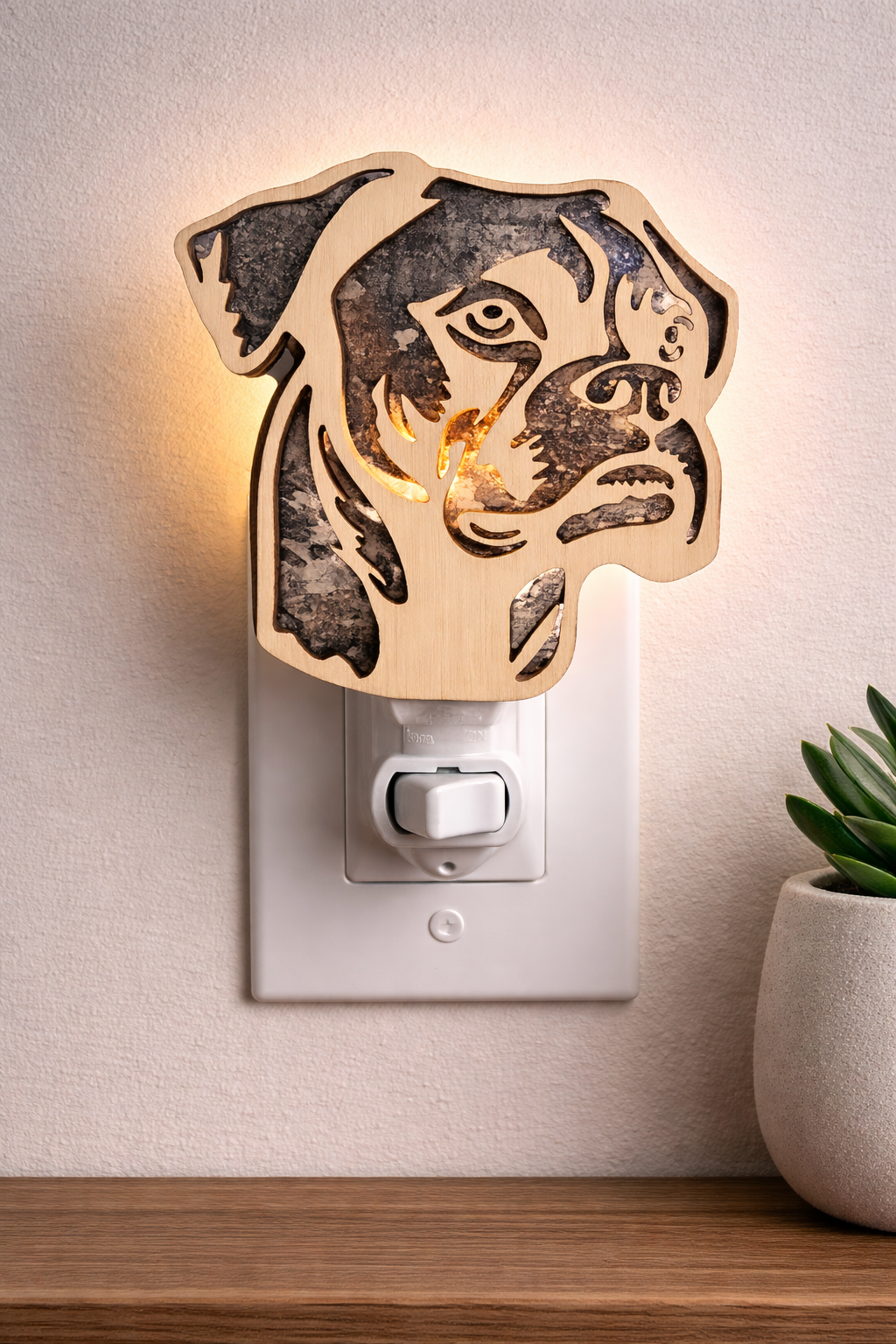 Dog Breed LED Nightlights (Select your breed) | Dog Lovers Home Decor Gifts